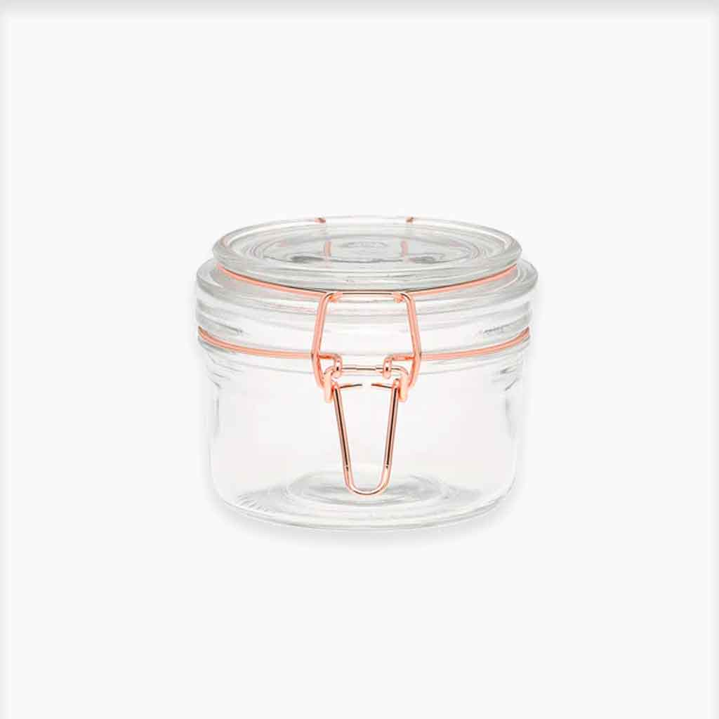 Airtight Copper Wire Clip Top Glass Jars