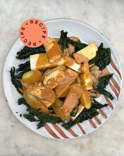 Celeriac, Tofu and Kale Gado Gado