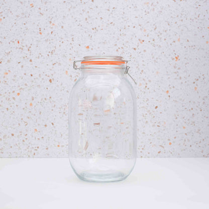 Airtight Clip Top Glass Jars