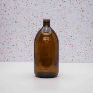 Amber Glass Bottle - 1L
