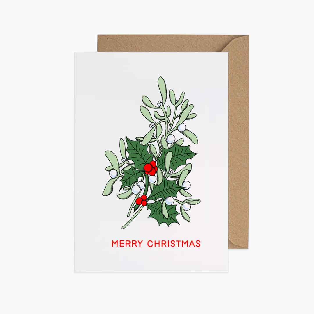 Merry Christmas - Recycled Card