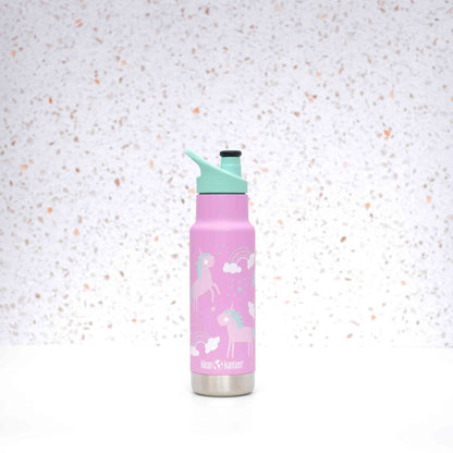 Kids Insulated 355ml Water Bottle - Sport Cap
