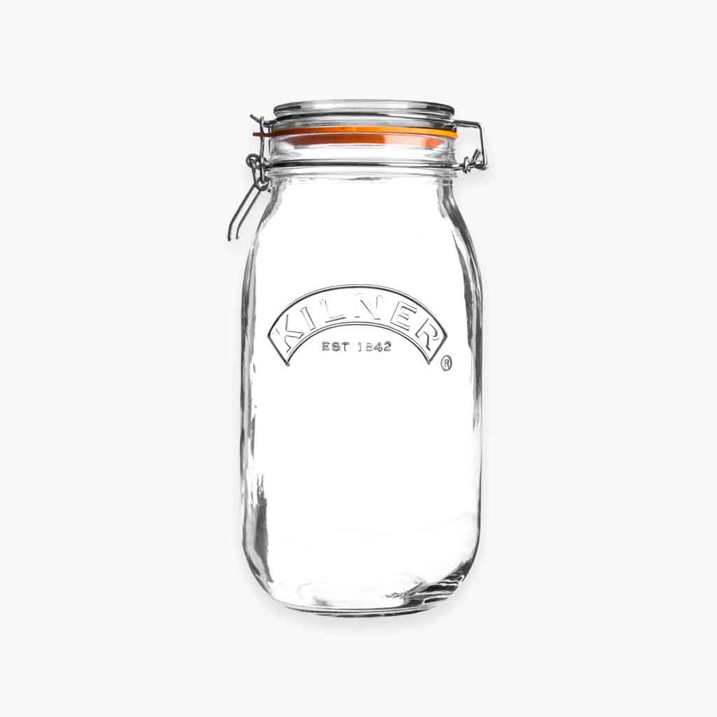 Airtight Clip Top Glass Jars