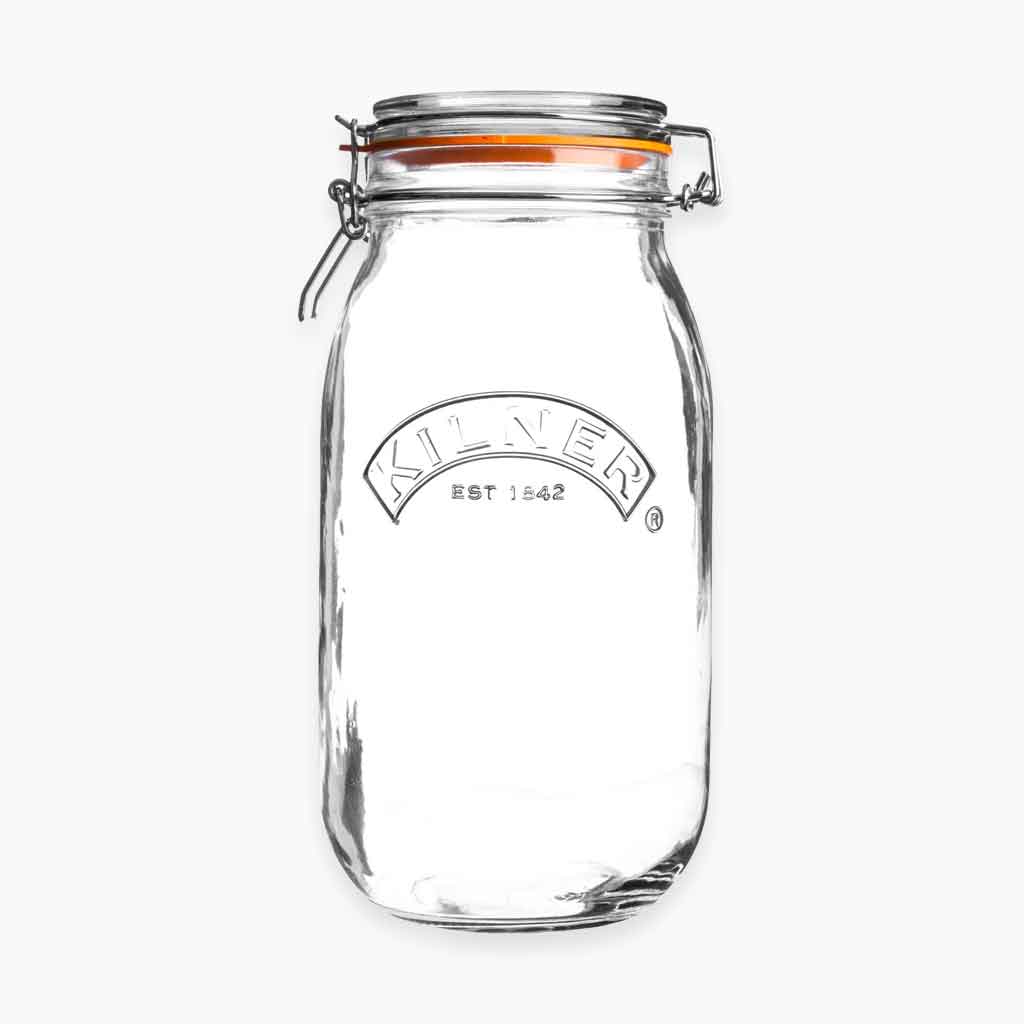 Airtight Clip Top Glass Jars