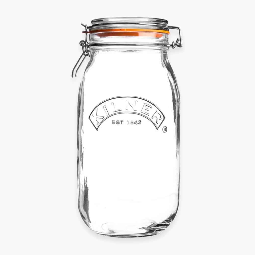 Airtight Clip Top Glass Jars