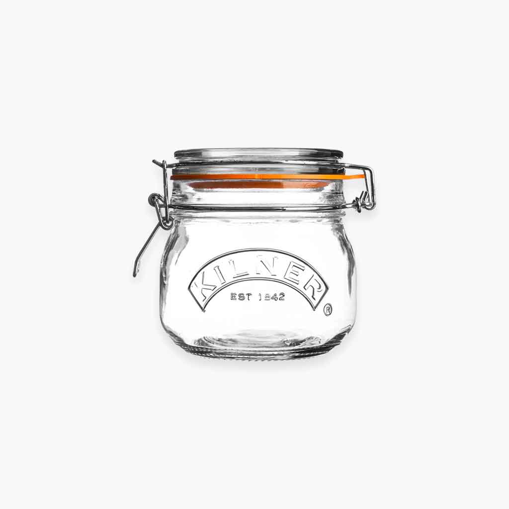 Airtight Clip Top Glass Jars