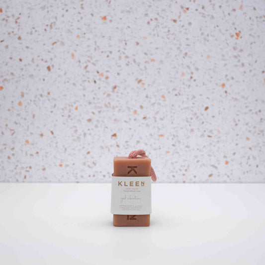 Lemongrass and Pink Clay Soap On A Rope