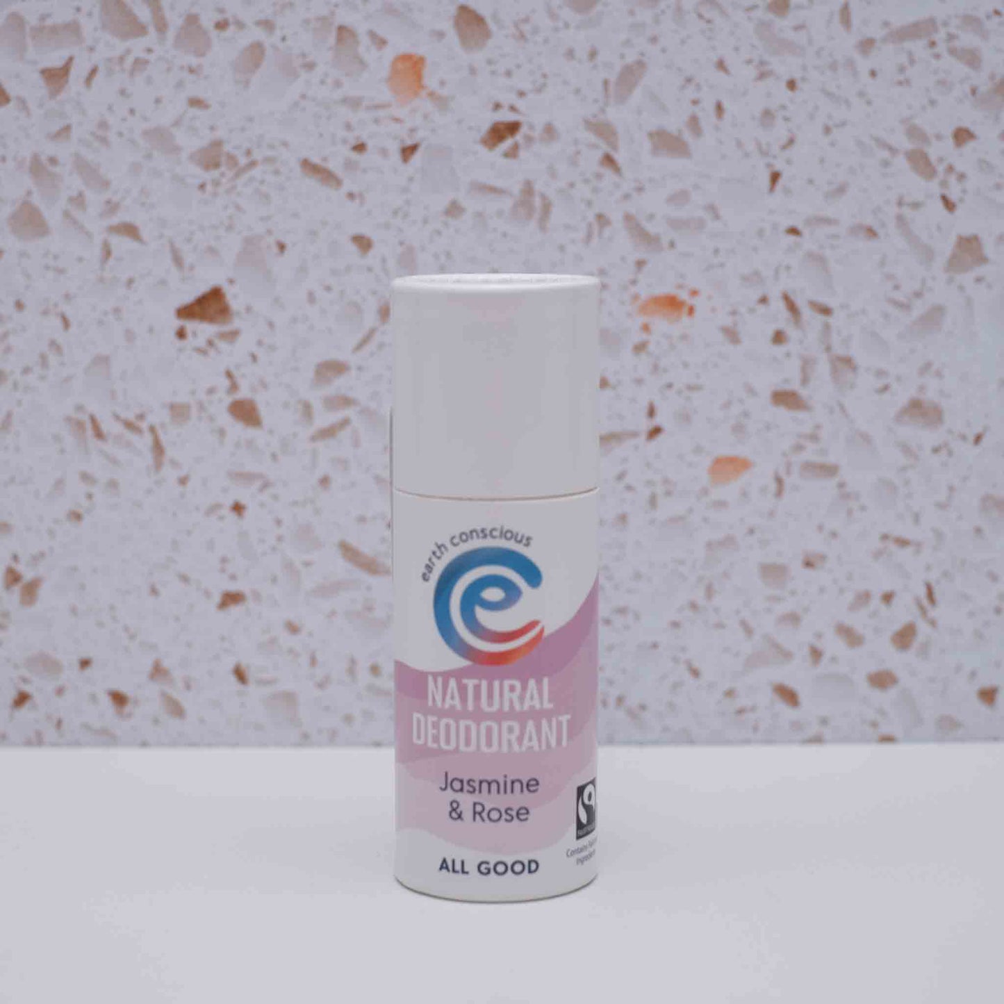 Fairtrade Natural Deodorant Stick - Jasmine & Rose