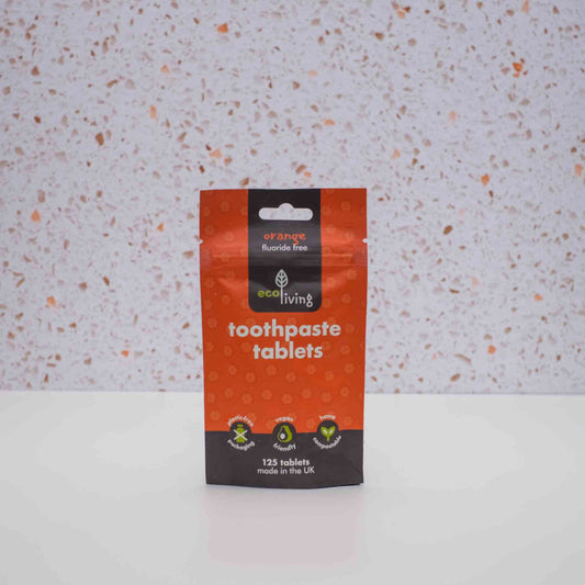 Orange Fluoride Free Toothpaste Tablets