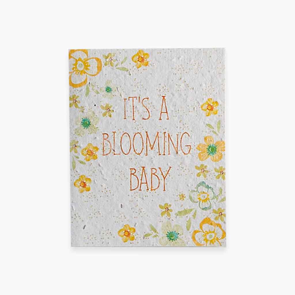 New Baby Wildflower Seed Card